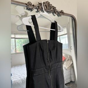 Wild Fable Black Faux Leather Dress